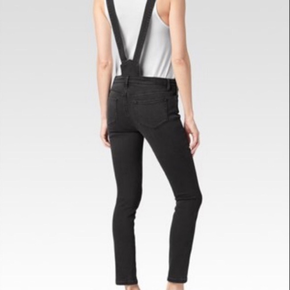 PAIGE Sierra High Waist Denim Overalls - Picture 4 of 11